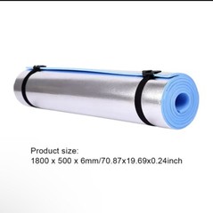 Non-Slip Yoga Mat – EVA 1/0.6CM Thick for Exercise, Pilates, Gymnastics, Fitness