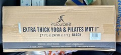ProsourceFit Yoga Mat 1″, 71-inch Long With Comfort Foam & Carrying Strap NIB