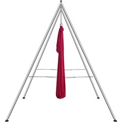 Uimoso Yoga Swing Frame with Hammock Kit, 551 lbs Capacity, Red