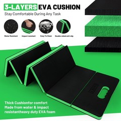 Foldable Mechanic Mat Kneeling Pad, 1.2″ Extra Thick Density EVA Foam Portabl…