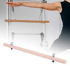 Pilates Roll Down Bar with Connector Hooks Portable Fitness Equipment Resistance