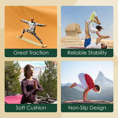Harmony Non-Slip Yoga Mat – Thick, Durable Rubber for Home Workouts & Stretching