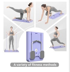 JANUA Pilates Board – 2024 Pilates Reformer Set, Multi-Purpose Foldable Pilates