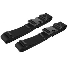Multifunctional Floating Mat Straps With Quick Release Buckles, Large, Black