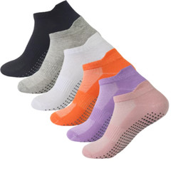 Ladies Yoga Socks Anti Slip Fitness Pilates Workout Running Short Socks