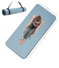 MRZZATA Yoga Mat Strap, Adjustable Thick and Wide Strap for Carrying Blue