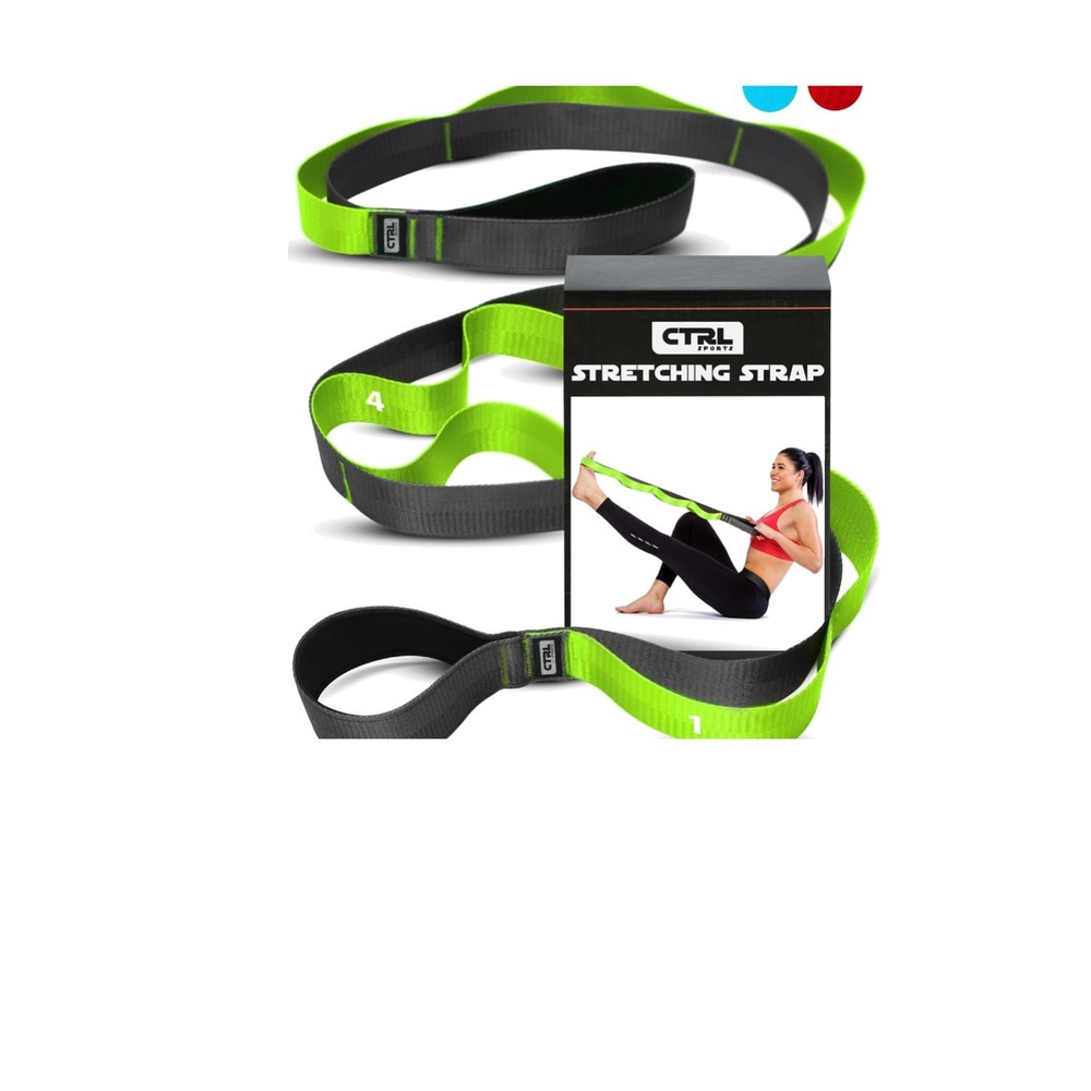Ergonomic Non-Slip Stretching Strap – Ideal for Yoga, Pilates, and Fitness