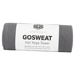 GoSweat Non-Slip Hot Yoga Towel with Super-Absorbent Soft 72.00″ x 26.50″ Gray