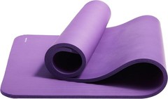Amazon Basics 1/2 Inch Extra Thick Exercise Yoga Mat with Carrying Strap Purple
