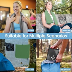Camping Quick Dry Towel Set- 3 Pack, Soaking Up Sweat Microfiber Lightweight …