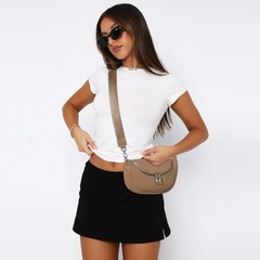 Crossbody Bags for women Fashion Sling Purse Shoulder Bag Funny Pack Brown
