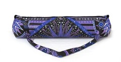 Indian Purple Sun Burning Mandala Bags Shoulder Strap Yoga Mat Carrier Yoga Bags