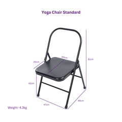 Iyengar Yoga Chair (Standard), Yoga Chair, Iyengar Yoga Props, Restorative Yoga