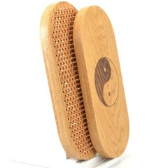 Oak Sadhu Board “Yin Yang” Copper Nails 10 mm/0.4 inch
