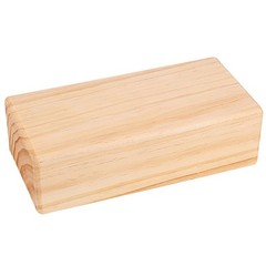Solid Wood Yoga Block, High Density Wooden Brick with Round Edges & Non-Slip …