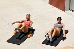 Hanging Exercise Mat Fitness & Yoga Mat Group Fitness Classes Commercial Grade