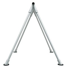 Silvery Aerial Yoga Stand Frame Rig Swing Bar Fit Indoor And Outdoor Portable