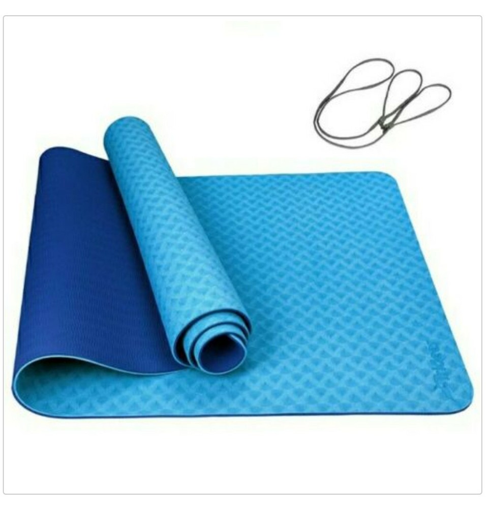 Trideer Yoga Mat – 1/4 inch Pro Fitness Yoga Pilates – Eco Friendly – Non Slip