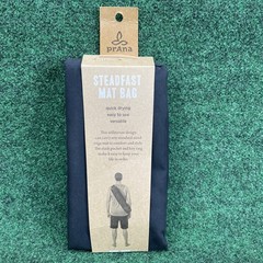 NEW Prana Steadfast Black Yoga Mat Storage Bag Stash Pocket Key Ring Quick Dry