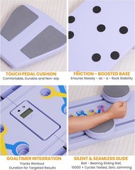 OutdoorMasster Foldable Pilates Portable Reformer Set Purple 1544P