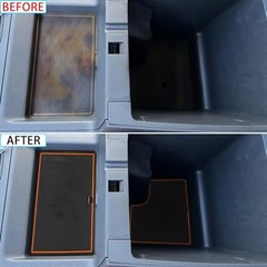 Center Console Liner for Nissan Frontier Accessories 2022 2023 2024 2025 Orange