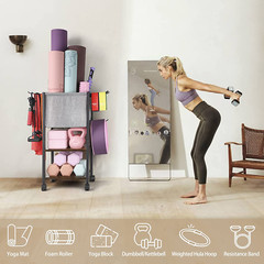 Yoga Mat Storage Rack – Home Gym Organizer for Dumbbells, Kettlebells, and Gym A