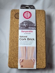 Banyan & Bo by Gaiam Cork Yoga Workout Brick 9″x5.5″x3″