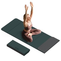 Foldable Yoga Mat, 71″x24″x1/3″ Thick, Non Slip Exercise Mat
