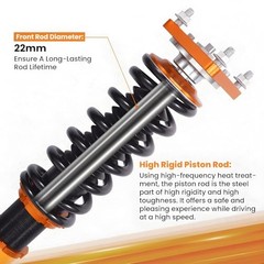 Coilovers for Ford Mustang GT/Base SN95 1994-2004, Height Mustang 1994-2004
