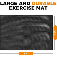 Large Non-Slip Workout Mat Home Gym High Density Foam Yoga Fitness Mat New