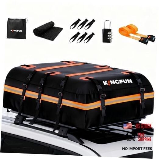 20 Cubic Feet Waterproof Car Luggage for Rooftop Cars