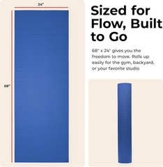 Versatile Yoga Mat with Textured Surface – Portable and Durable for All Floors