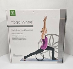 GAIAM Yoga Wheel Exercise Ring Fitness Pilates Stretch Workout Equipment NOB