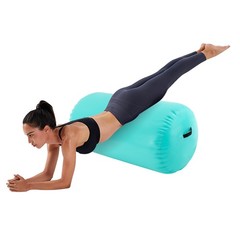 Gymnastics Air Roller for Balance Training PVC Foldable Exercise Equipment Green