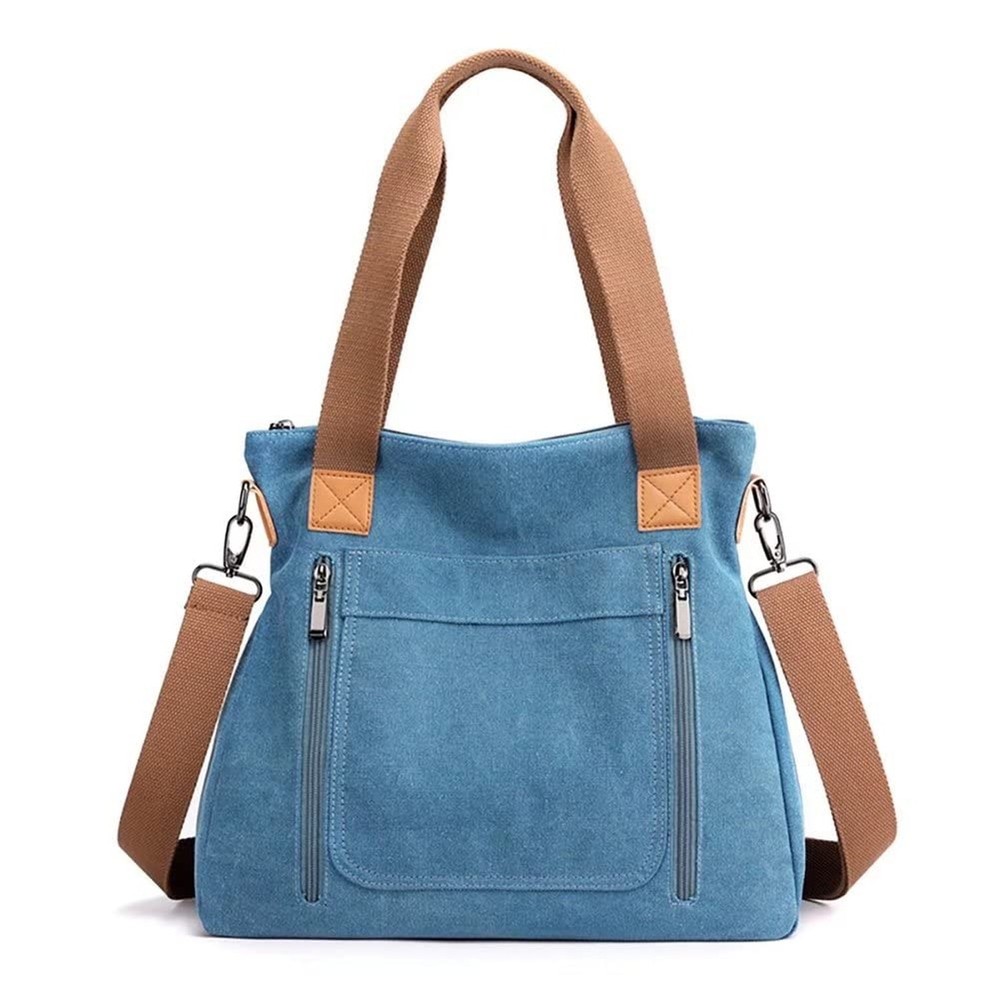 SULCET Canvas Handbag for Women Cloth Tote Shoulder Purses Hobo Casual Crossb…