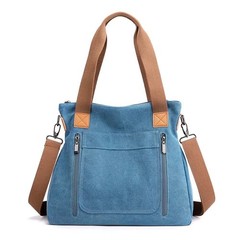 SULCET Canvas Handbag for Women Cloth Tote Shoulder Purses Hobo Casual Crossb…
