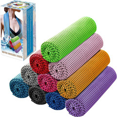 Cooling Towel Microfiber Ice Towel for Neck and Face 10 Pack 31.5×11.8 inches