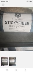 Shandali Hot Yoga Towel – Stickyfiber Yoga Towel – Mat-Sized Microfib NEW
