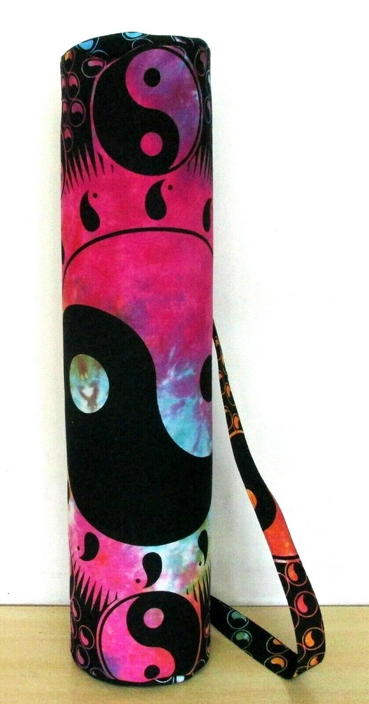 Indian Yoga Mat Carrier Bag Fitness Gym Bag Hippie Mandala Print Shoulder Bag