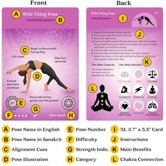 Yoga Flashcards – 108 Cards for All Levels