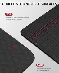 Extra Large Non-Slip Yoga Mat 72″x48″/78″x54″, Thick Eco-Friendly Exercise Mat f