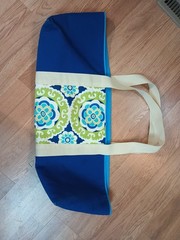 New Kim Michie Colorful Yoga And Pilates Bag Blue/Green