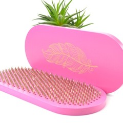 Unique Sadhu Board “Feather” Yellow Galvanized Nails 10 mm/0.4 inch