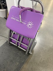 Pilates Pro Chair by Life’s a Beach – Purple – Solid Well Built Used Works
