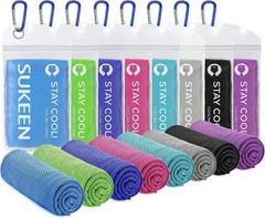 Cooling Towels for Neck and Face (40″x12″), Soft Breathable Cooling Towel, Sweat