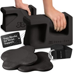 PRO Yoga Blocks | Ergonomic Yoga Block 2 Pack for Wrist Comfort and Support |…