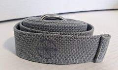 GAIAM 6’ Cotton Yoga Strap – Grey – EUC