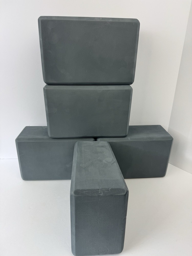Yoga Blocks 5-Pack – High Density Foam Yoga Bricks for Balance & Stretching