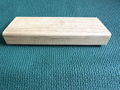 Yoga Prop, Solid Wood Wedge, Premium Iyengar Style, 10 x 4″, Vintage Quality