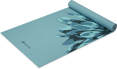 Gaiam Print Yoga Mat, Non Slip Exercise & Fitness Mat for All Types of Yoga, Pil